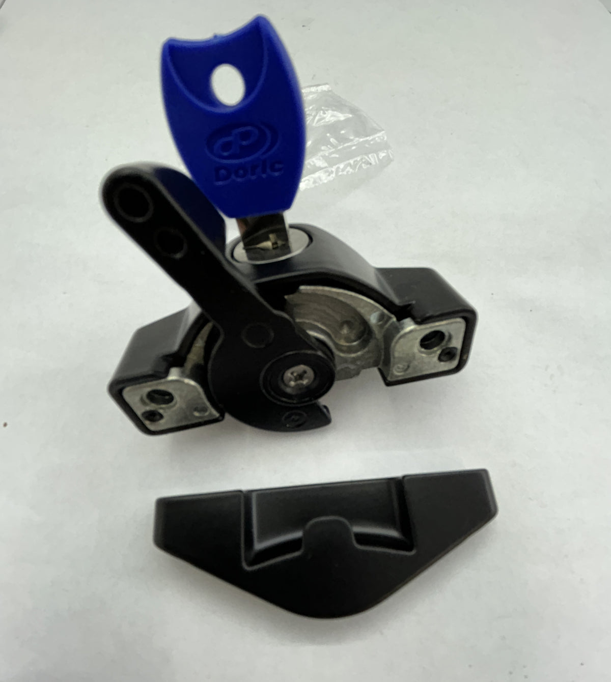 Sash lock suits double hung windows - BLACK - keyed