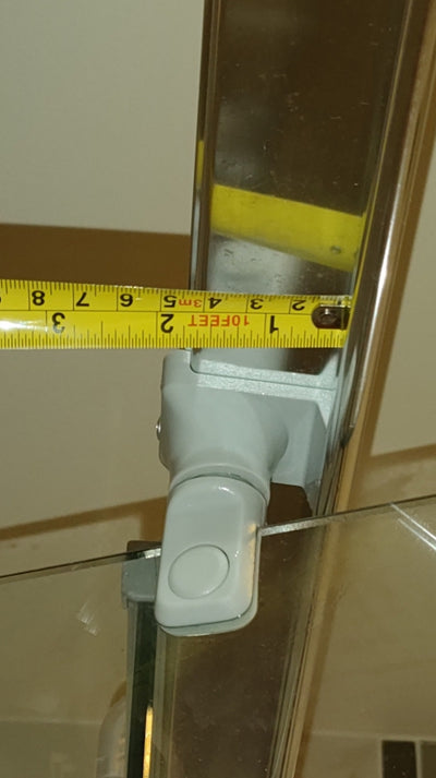 Semi Frameless Shower Screen Pivot Block Set