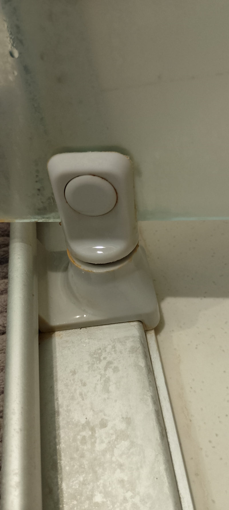 Semi Frameless Shower Screen Pivot Block Set