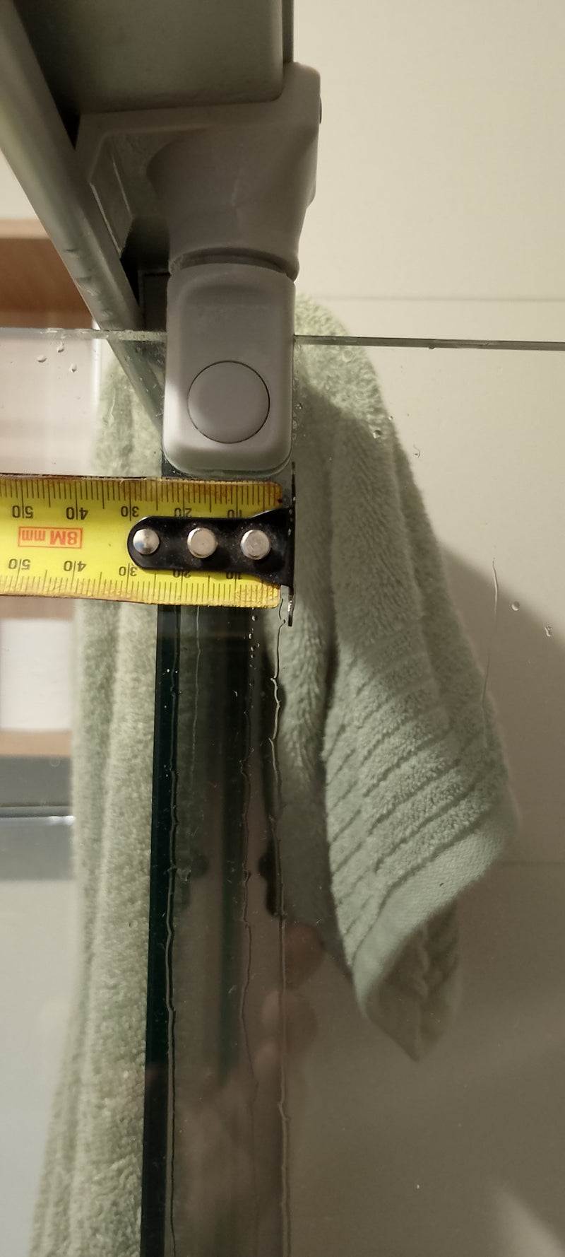 Semi Frameless Shower Screen Pivot Block Set