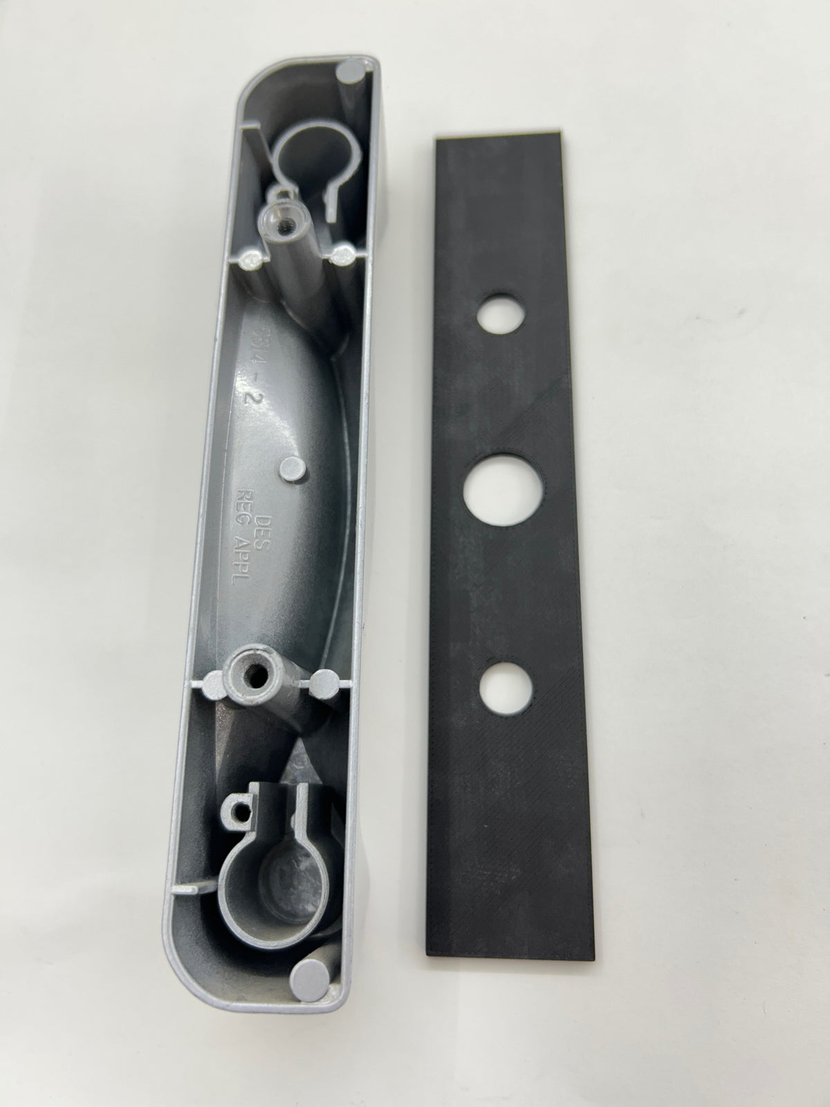 Backing plate - 3D printed solution for the Old Macquarie external handle