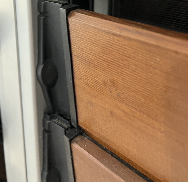 Diamond Louvre - Timber Louver adapters