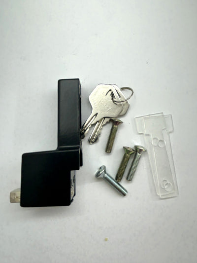 Push Lock Faced Fixed-Black - Sold singly OBSOLETE STYLE