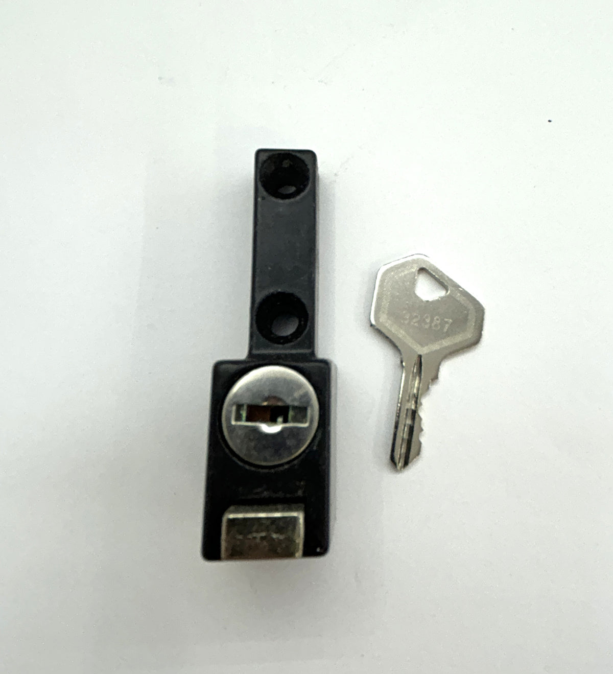 Push Lock Faced Fixed-Black - Sold singly OBSOLETE STYLE