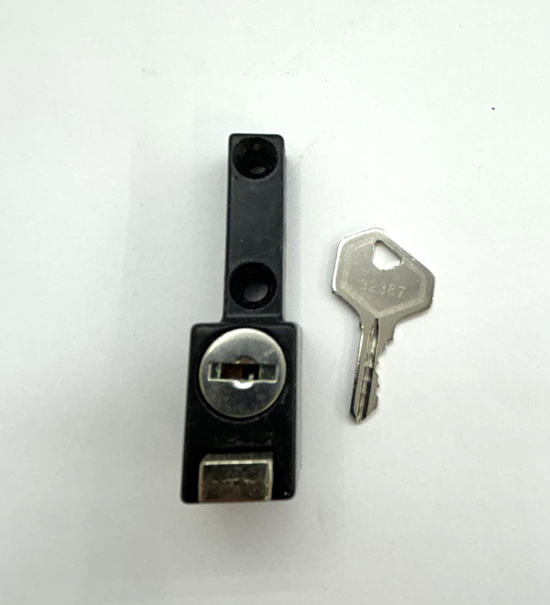 Push Lock Faced Fixed-Black - Sold singly OBSOLETE STYLE