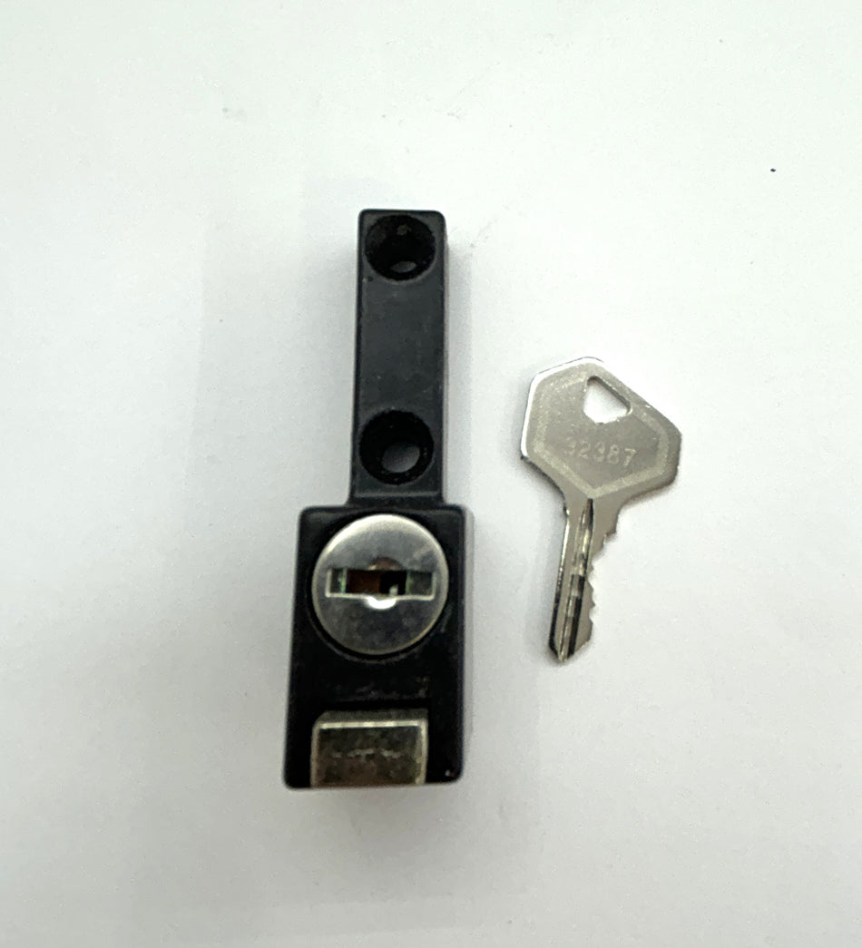 Push Lock Faced Fixed-Black - Sold singly OBSOLETE STYLE