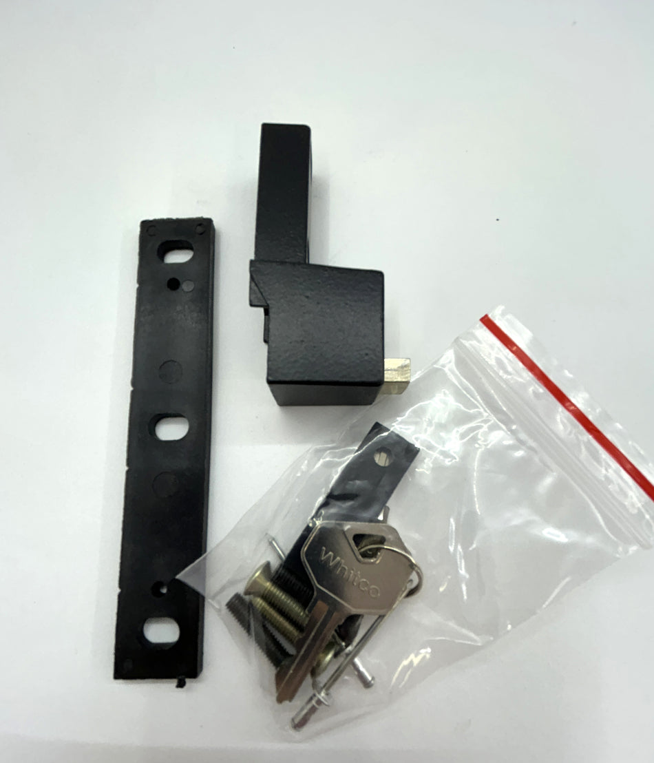Push Lock Faced Fixed-Black - Sold singly OBSOLETE STYLE