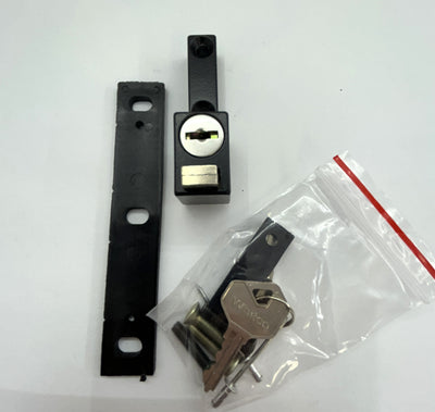 Push Lock Faced Fixed-Black - Sold singly OBSOLETE STYLE