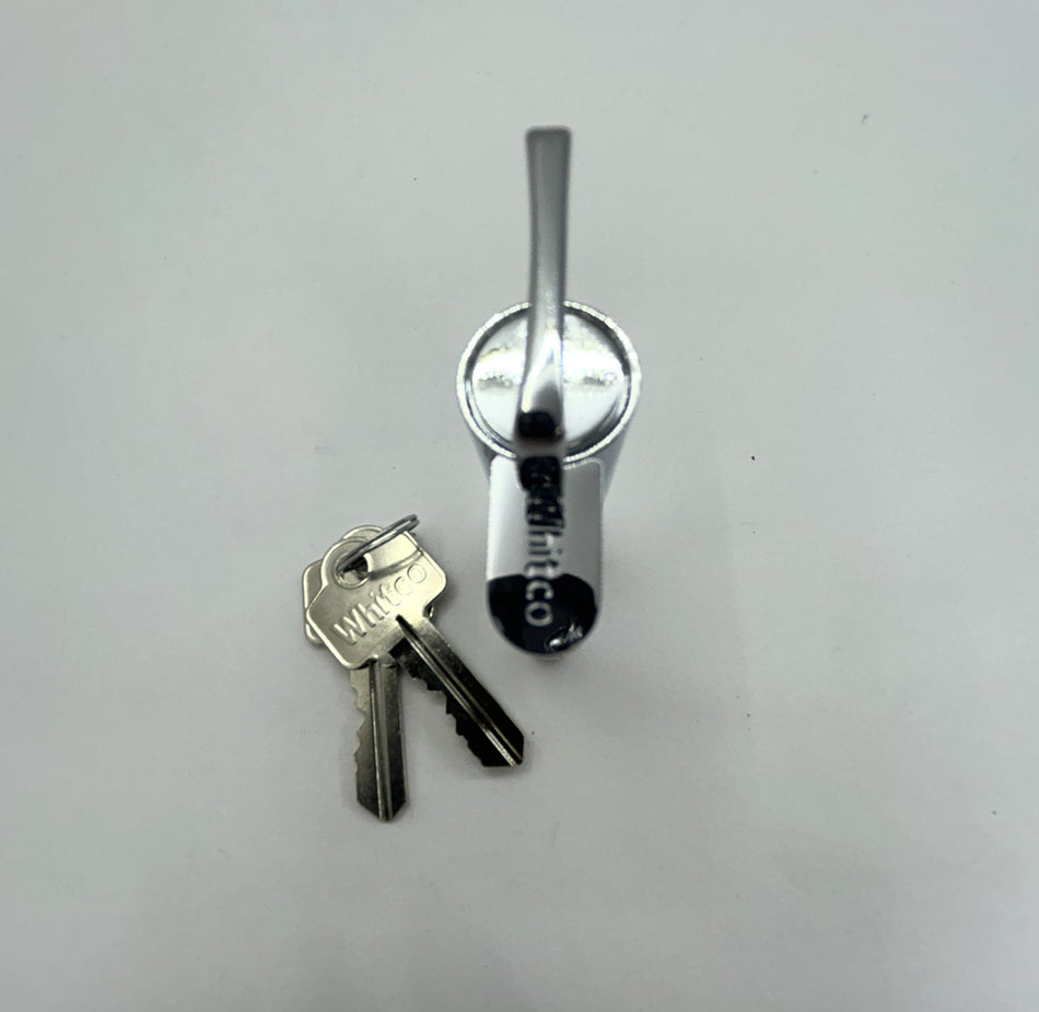 CYLINDER TURN KNOB - NON HANDED BRIGHT CHROME C4 PROFILE KD