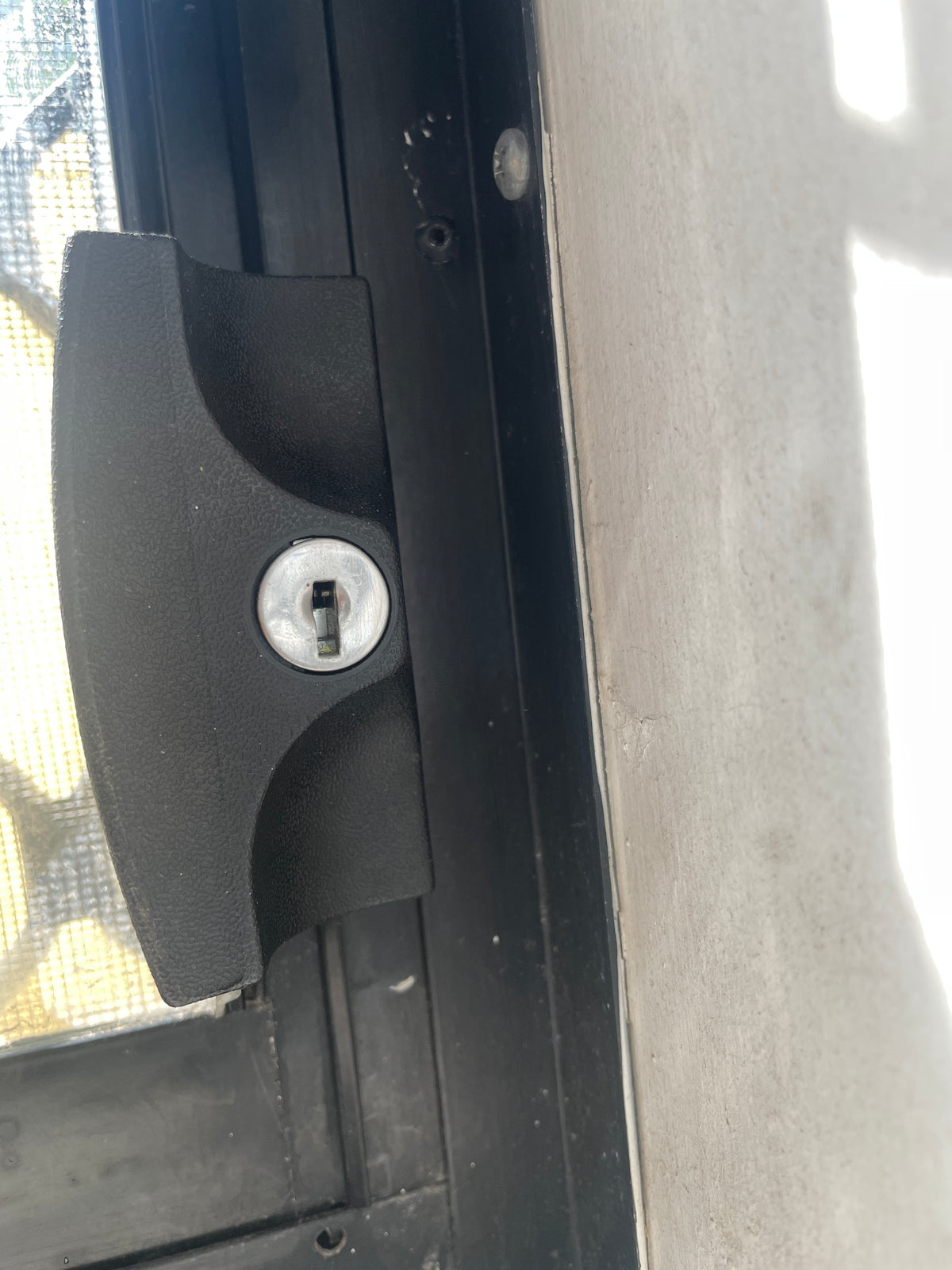 Window handle - suits Airlite sliding Windows - key locking 3D printed
