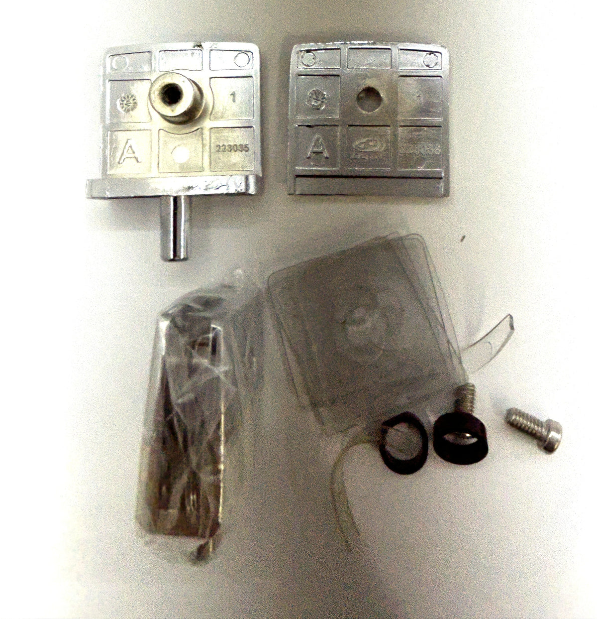 Shower pivot patches - suits Regency Aqua  showers - Polished chrome