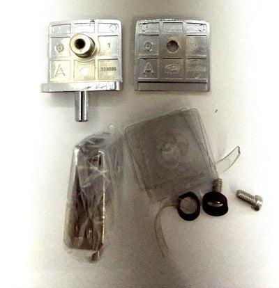 Shower pivot patches - suits Regency Aqua  showers - Polished chrome