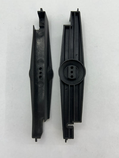 Diamond louvre clips - Sold as pair PAIR LH/RH - BLACK 152mm blade