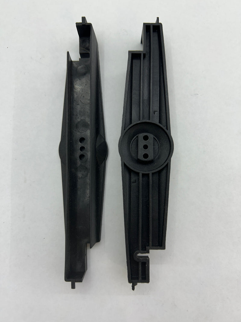 Diamond louvre clips - Sold as pair PAIR LH/RH - BLACK 152mm blade