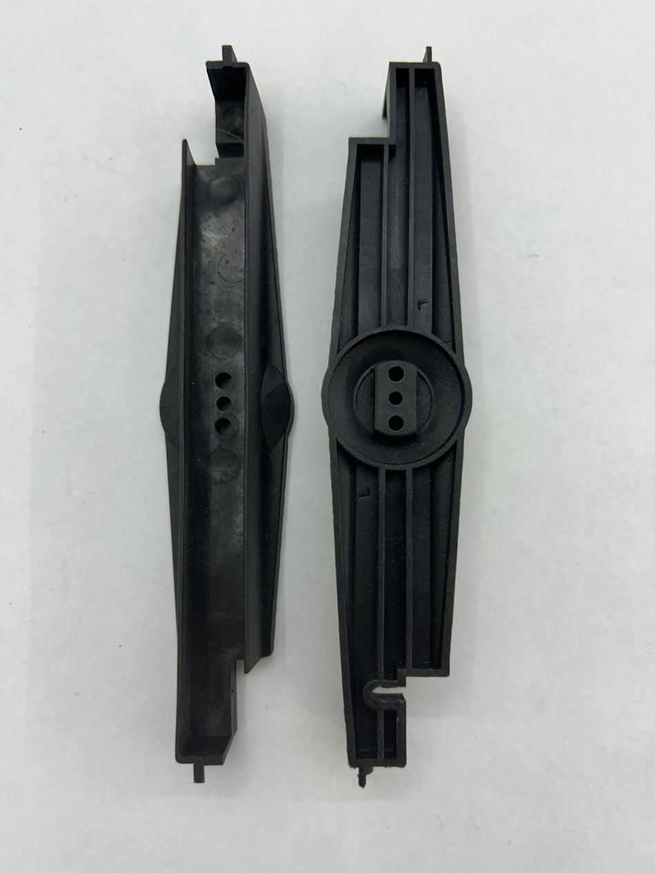 Diamond louvre clips - Sold as pair PAIR LH/RH - BLACK 152mm blade