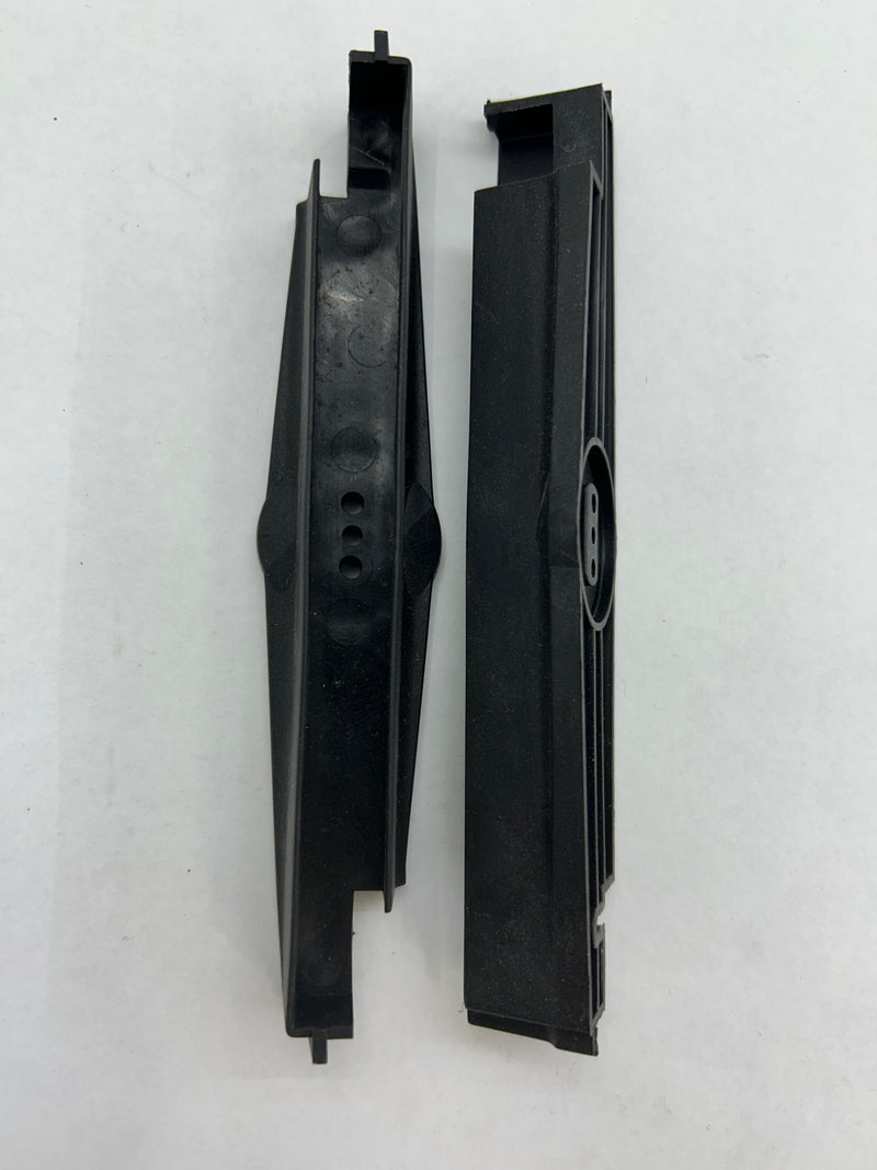 Diamond louvre clips - Sold as pair PAIR LH/RH - BLACK 152mm blade
