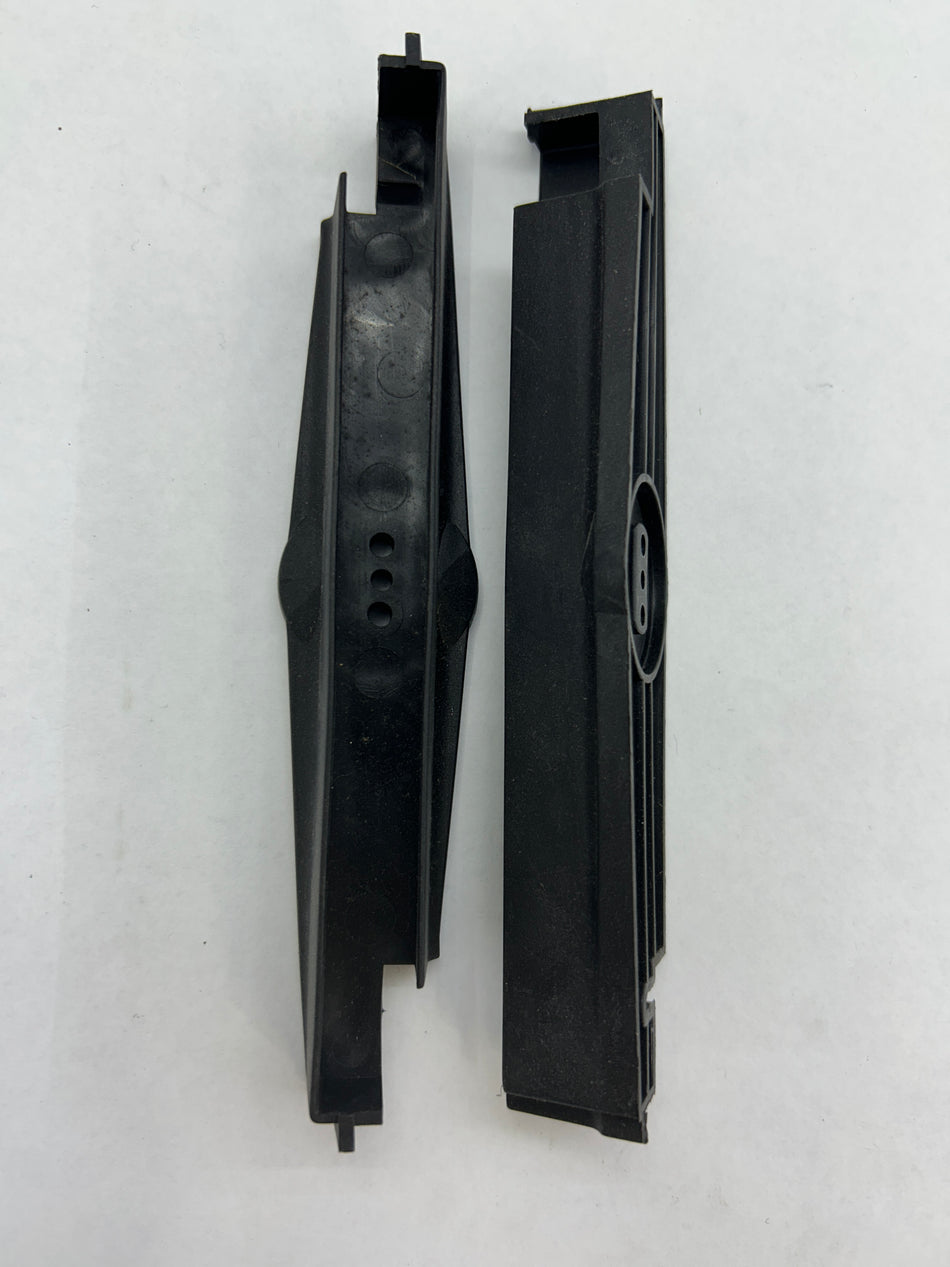 Diamond louvre clips - Sold as pair PAIR LH/RH - BLACK 152mm blade