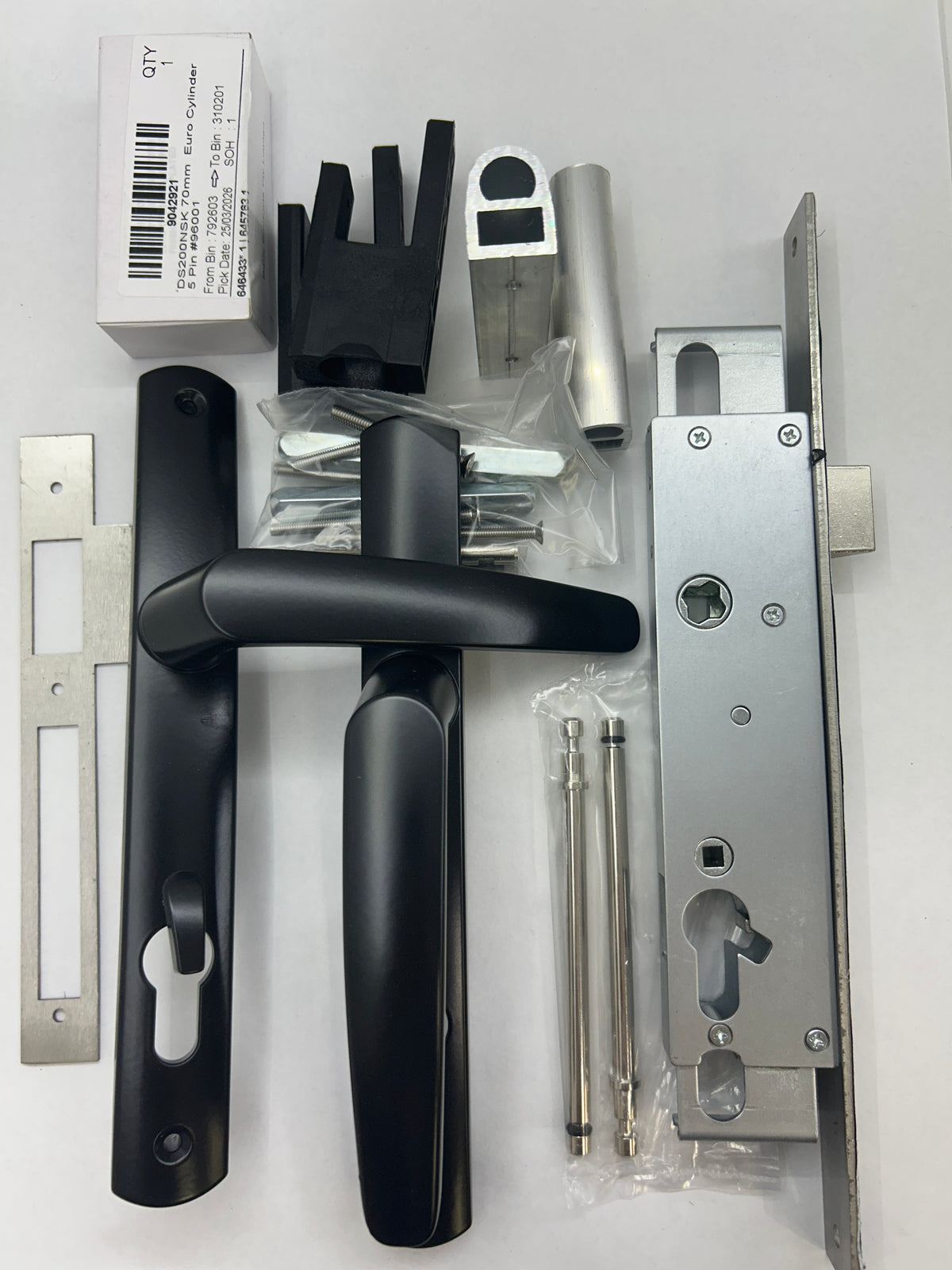 Lift to lock Retro fit Mortice Lock body -30mm Backset