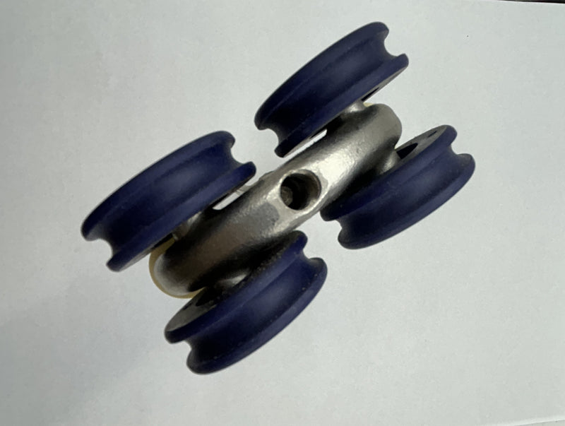Bifold roller hanger hing - OBSOLETE Henderson hardware