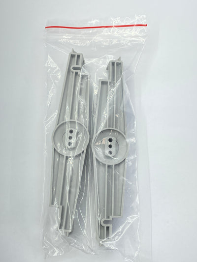 Diamond louvre clips - Sold as pair PAIR LH/RH - GREY - suits 152mm blade