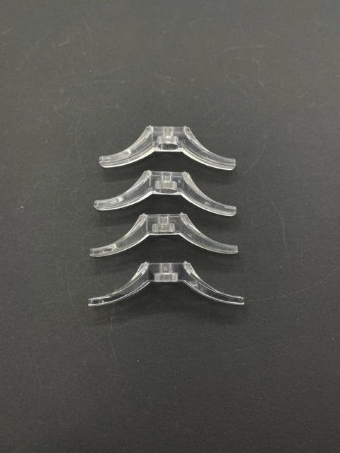 Clear cord cleats - set of 4