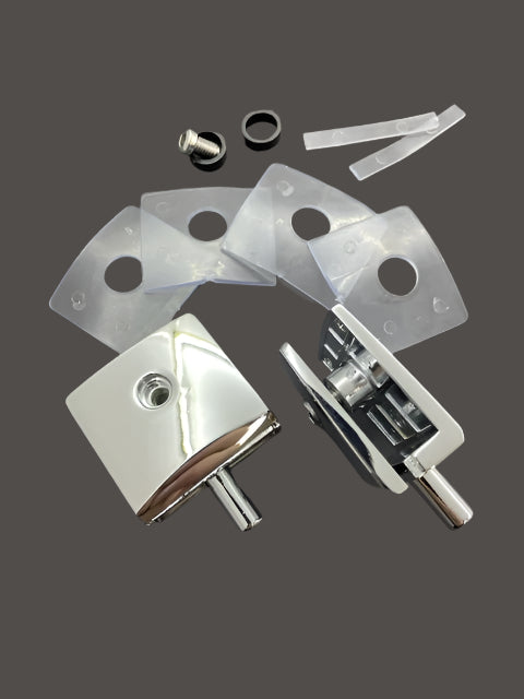 Shower pivot patches - suits Regency Aqua  showers - Polished chrome