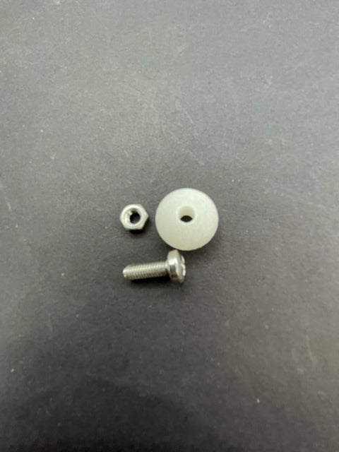 Button Repair Kit - sold singly  WHITE 3D Print