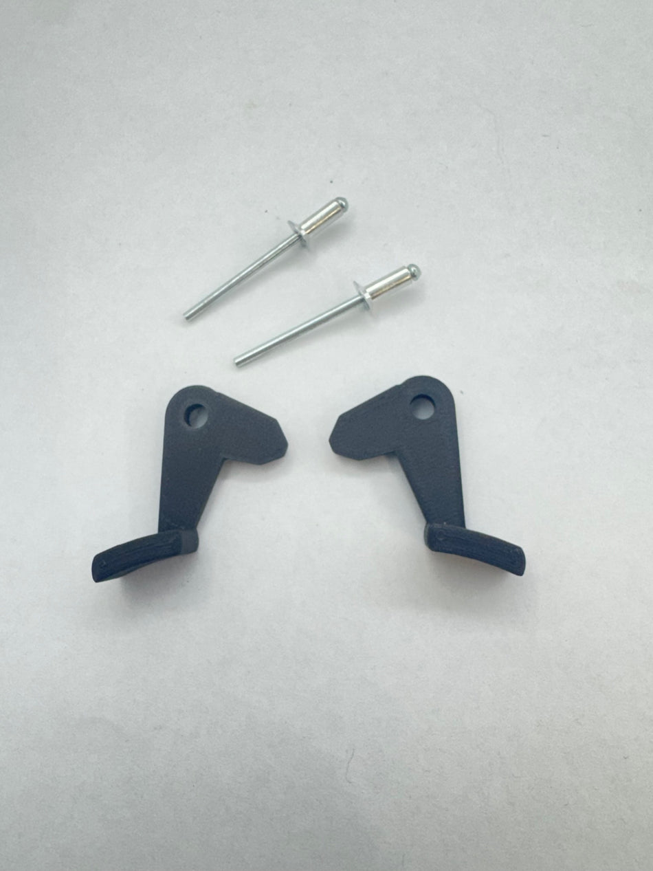 Flyscreen Clip & Rivet - suits Dowell-  Left & Right - sold per pair