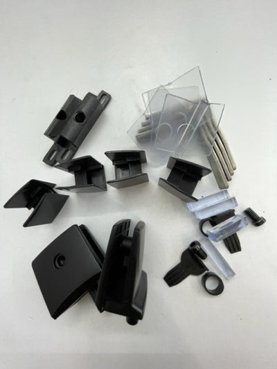 Black Shower pivot kit - suits Stegbar Grange Pivot Kit Black - overlapping