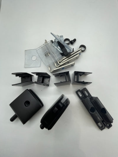 Black Shower pivot kit - suits Stegbar Grange Pivot 300 Kit - inline limited stock