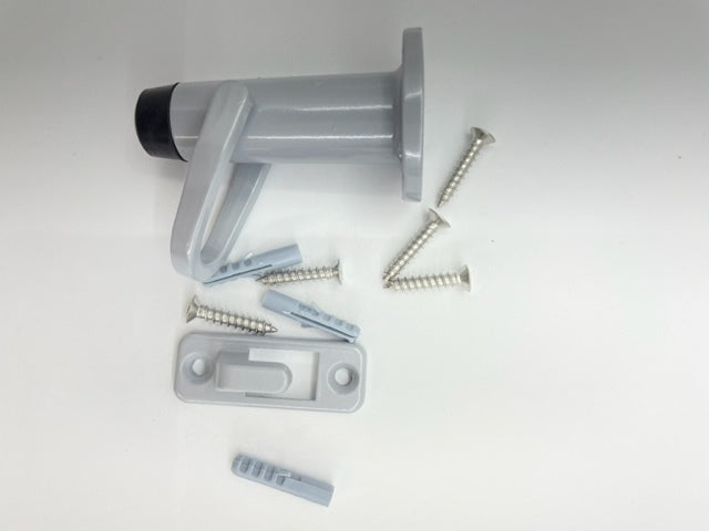 Bradnams Bifold catch stop and keeper - Designer Series - Silver