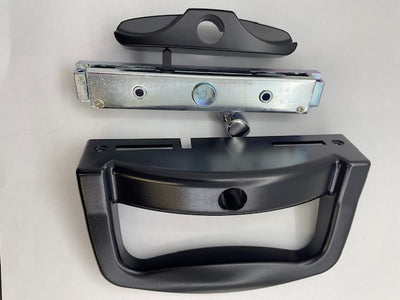 Sliding door lock suits Southern Star Doors - Silver - Black