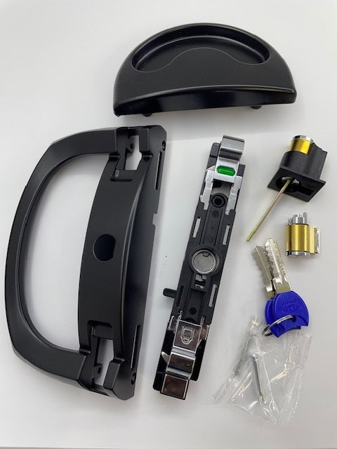 Sliding door lock  Bisarra - Satin Black