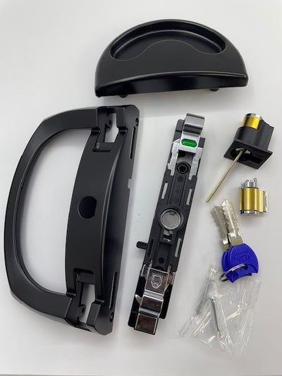 Sliding door lock  Bisarra - Satin Black