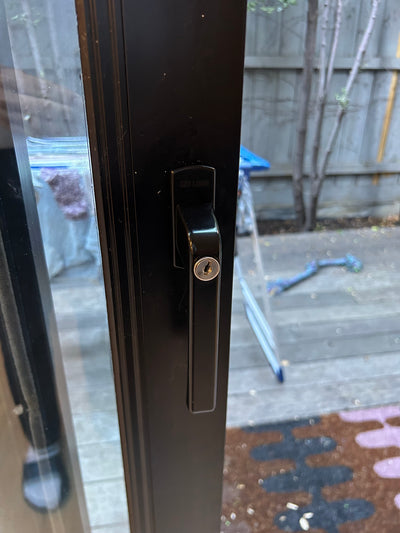 Furniture only - lever handles - black - Suits Kinlong SPECIAL ORDER