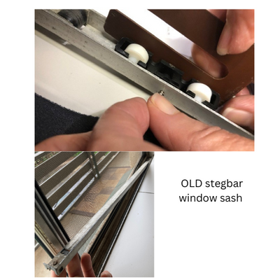 Window rollers  USED FOR  new Wintec + OLD Wintec and others - Double bogey