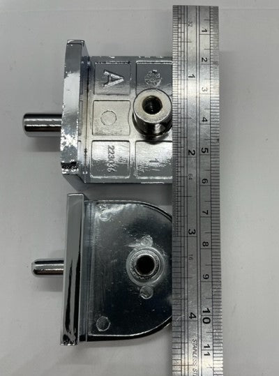 Shower pivot kit suits Norska showers - 6mm frameless - sold as a KIT
