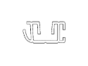 Bradnams SD series door channel insert