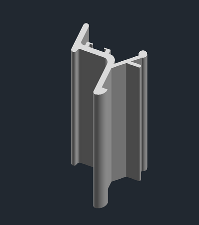 Sliding window handle - 3D printed