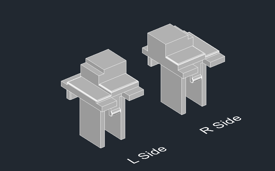 Window Slide Block- 3D printed- Sold per pair (LH & RH)