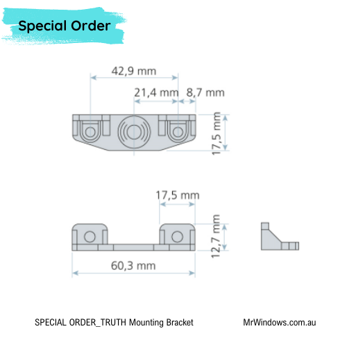 TRUTH Mounting bracket - special order in product