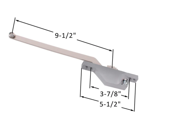 Truth front mounted casement operator 9 1/2" (241mm)