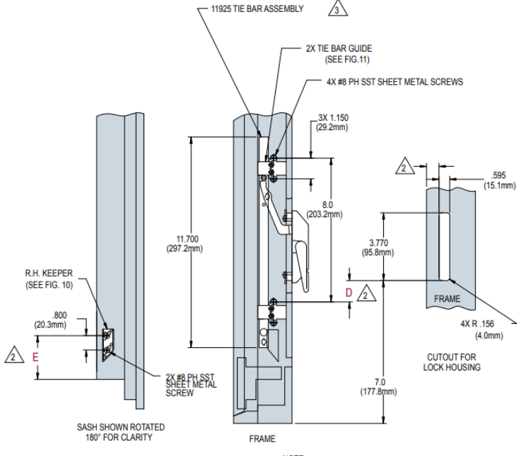 Truth multi-point locking system - SPECIAL ORDER IN PRODUCT