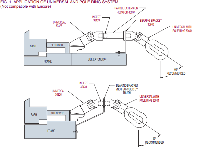 Truth Telescoping pole crank - SPECIAL ORDER PRODUCTS