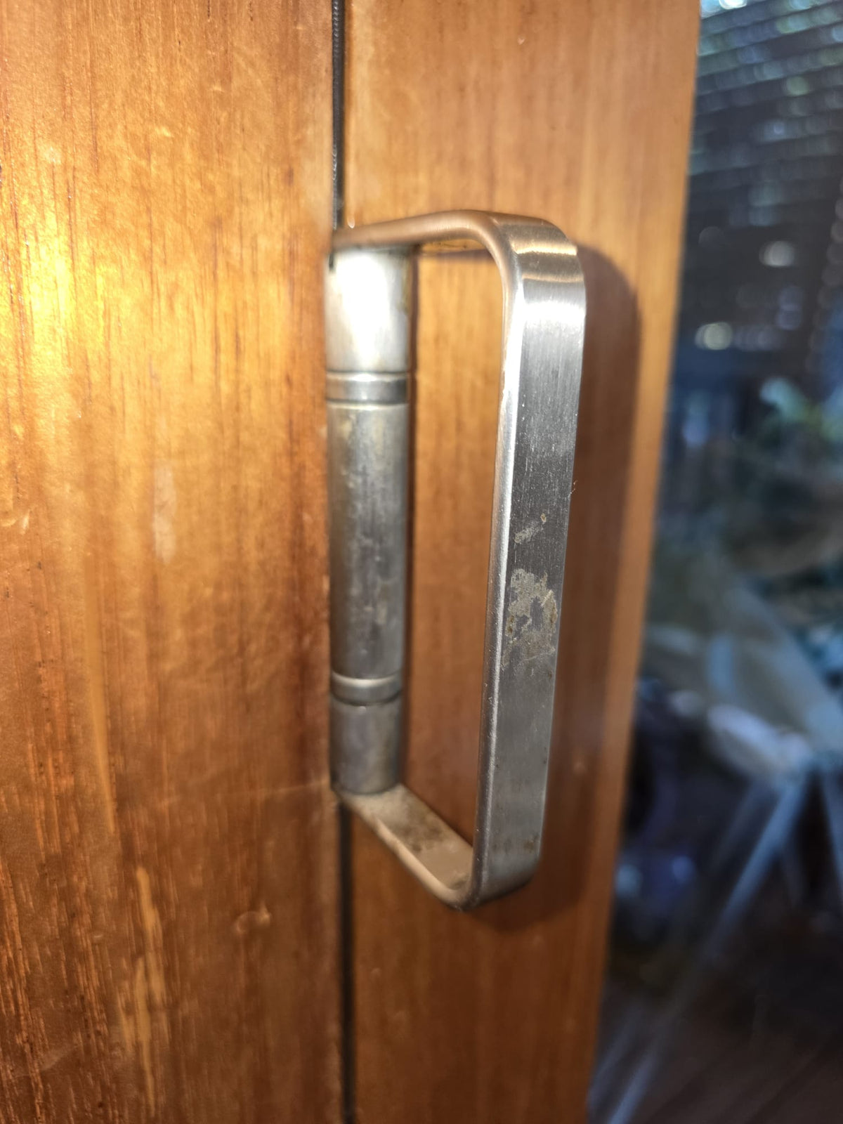 CENTOR E2 Half Offset Hinge SET Stainless Steel - E22HHSN - SPECIAL ORDER IN