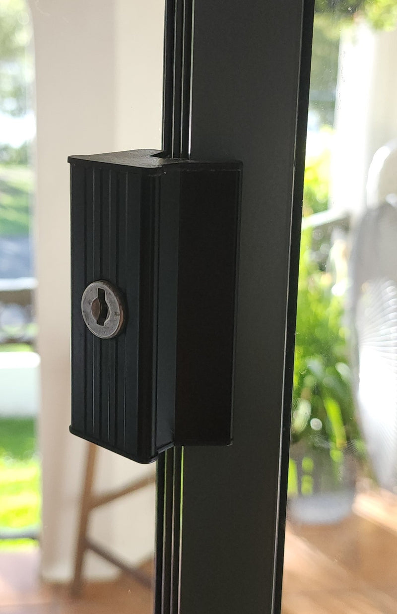 Sliding window handle - suits Alumalite - Key locking