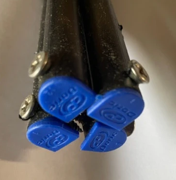 Spring Bal blue - SINGLE SPRING with tube - various lengths