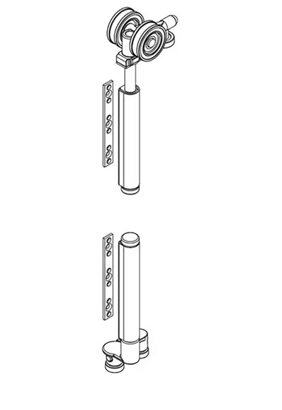 BRIO WEATHERFOLD 4S END HANGER SET FAB 50KG STAINLESS STEEL