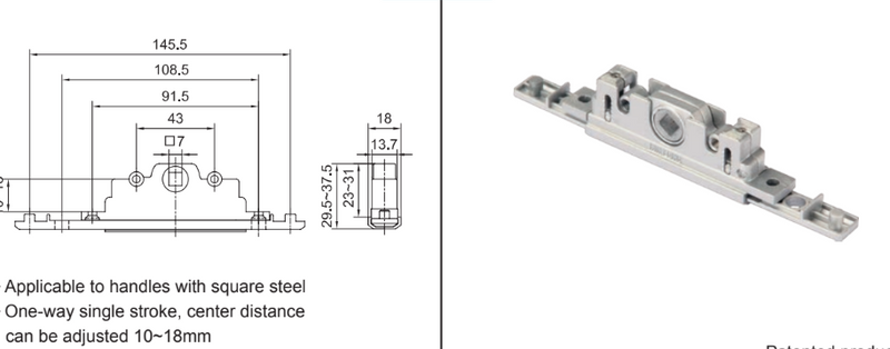 Kinlong Transmitter multipoint - suits hi-rise awning windows