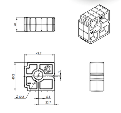 CiiLock Doors - Handle, Lock Cylinder, Lock Body, lift off hinge